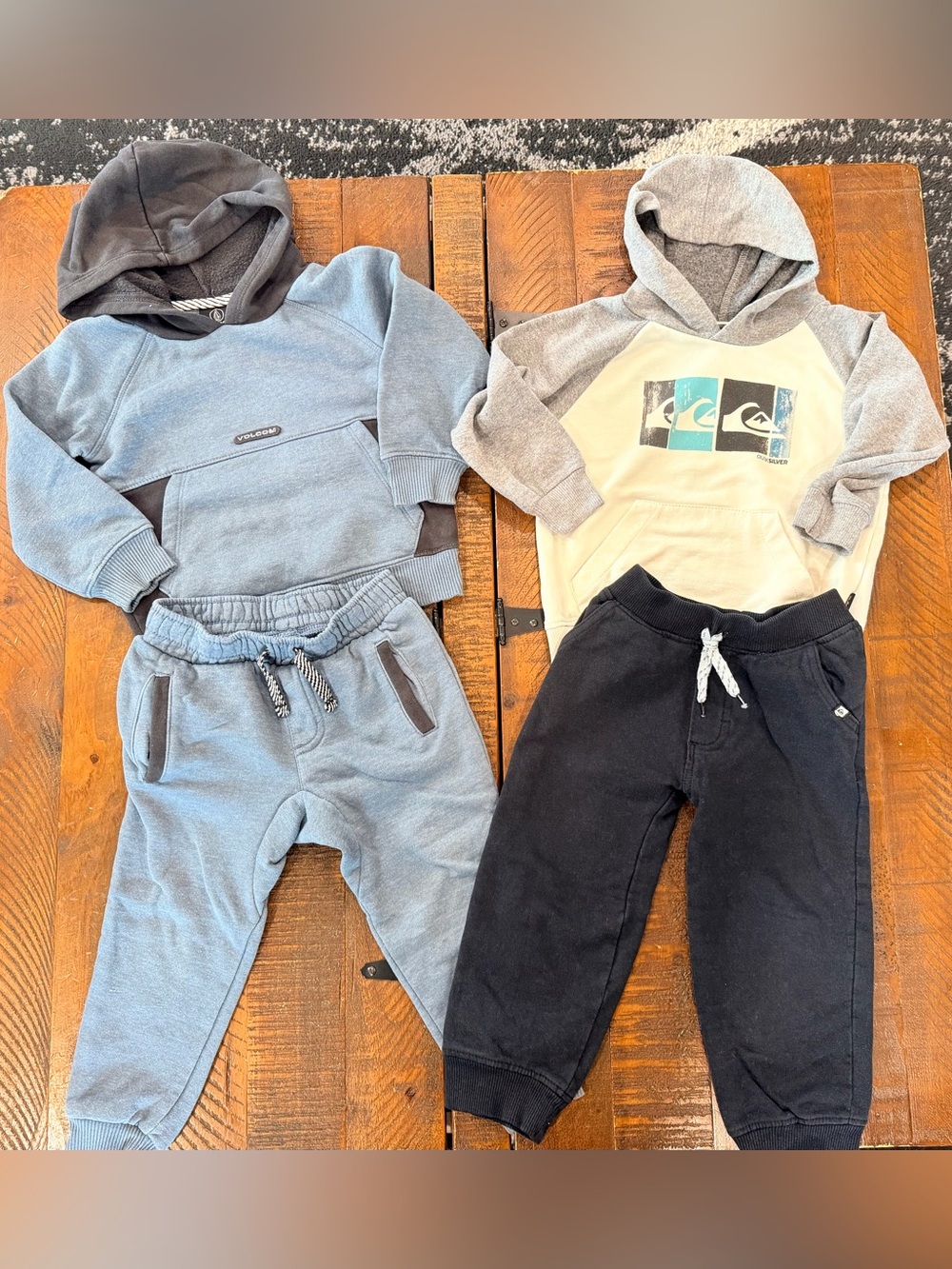 Volcom and Quicksilver Sweatpants Set